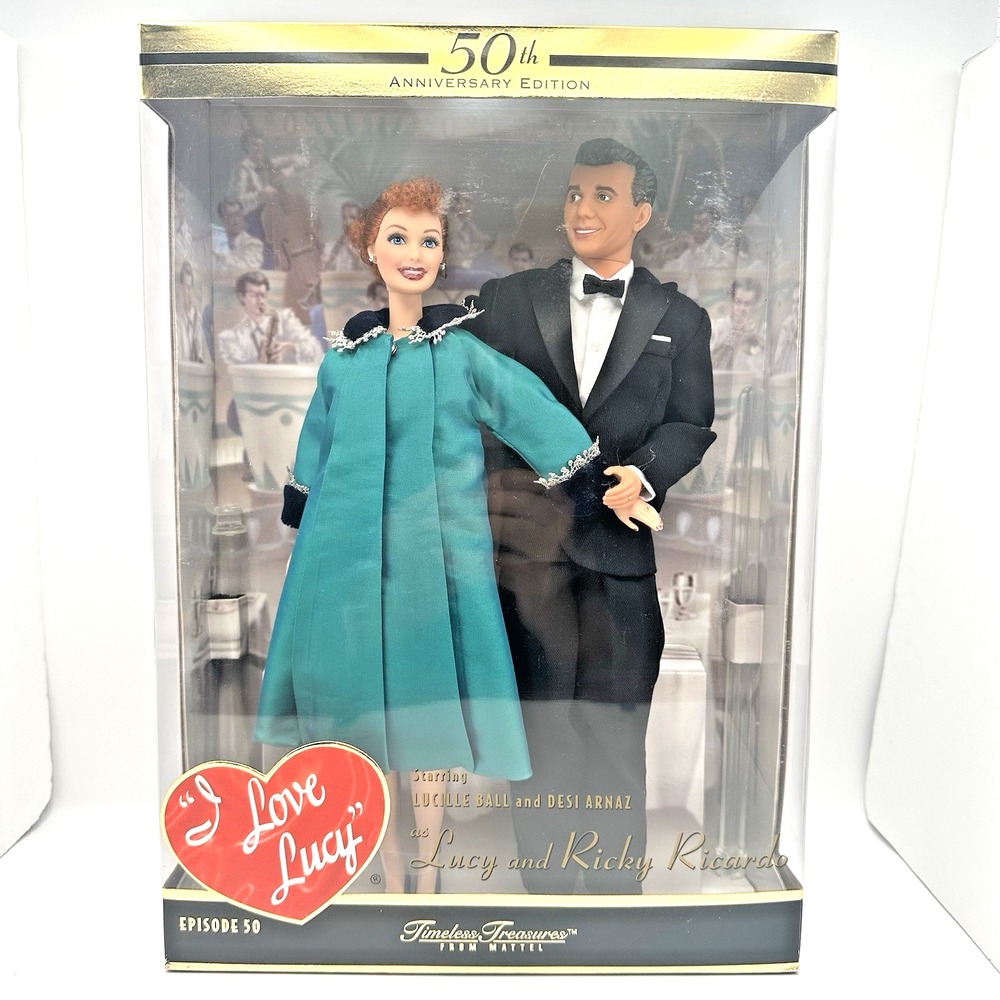 Mattel I Love Lucy Episode 50 Lucy Is Enceinte 50th Anniversary Doll Set NRFB